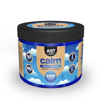 JustCBD CALM+ CBD+ Mixed Berry Gummies (16oz)